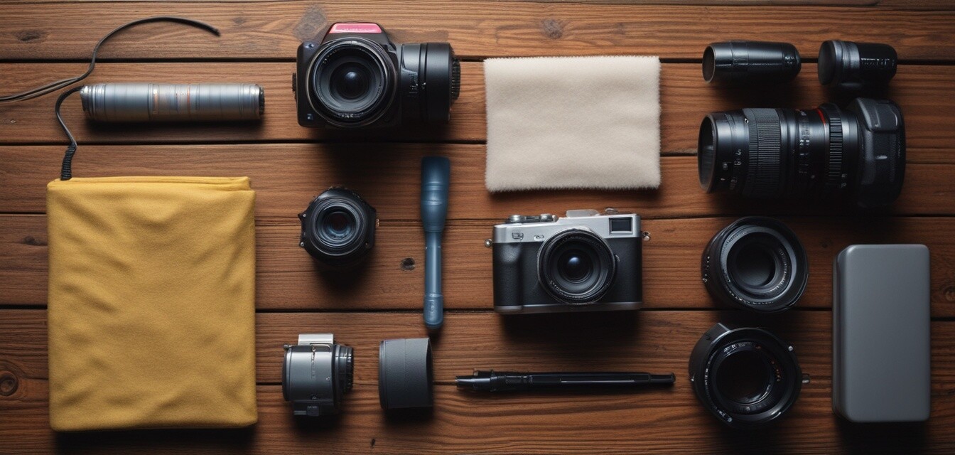 Camera cleaning accessories